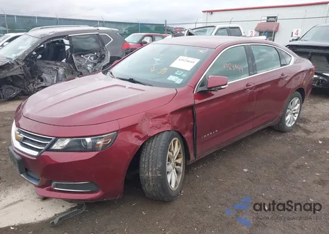 2017 Chevrolet Impala 1Lt из США, поврежденный, VIN 2G1105SA1H9128023